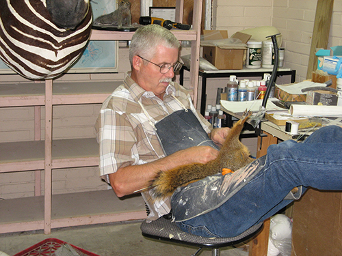 Hard at work